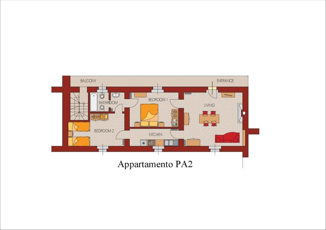 Appartement Palazzo Barbo à Pumenengo Chambre photo